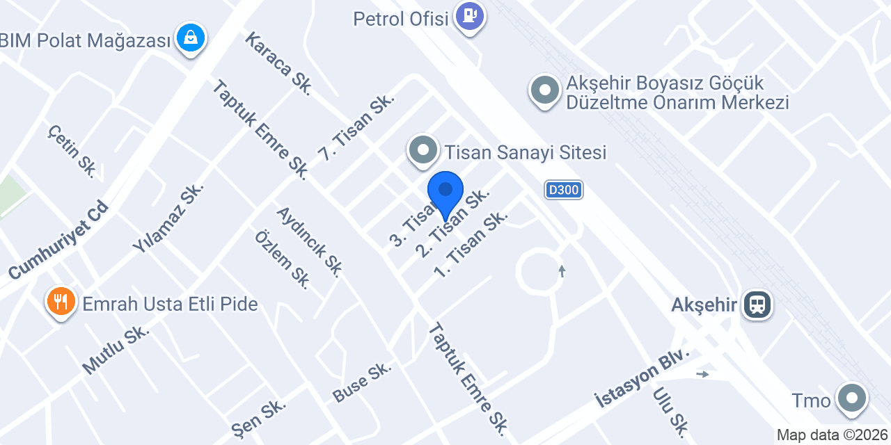 Akşehir Baharhalı&koltuk yıkama konumu