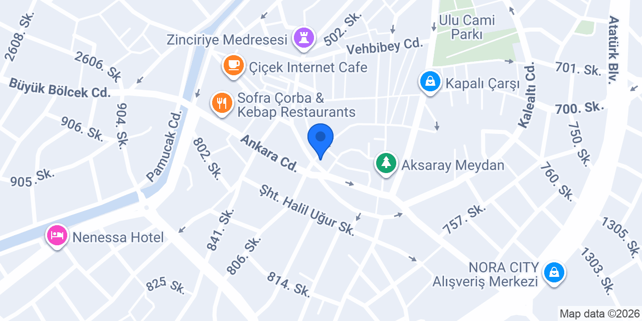 Yeminli Tercüme Bürosu Cinas&Whilone konumu