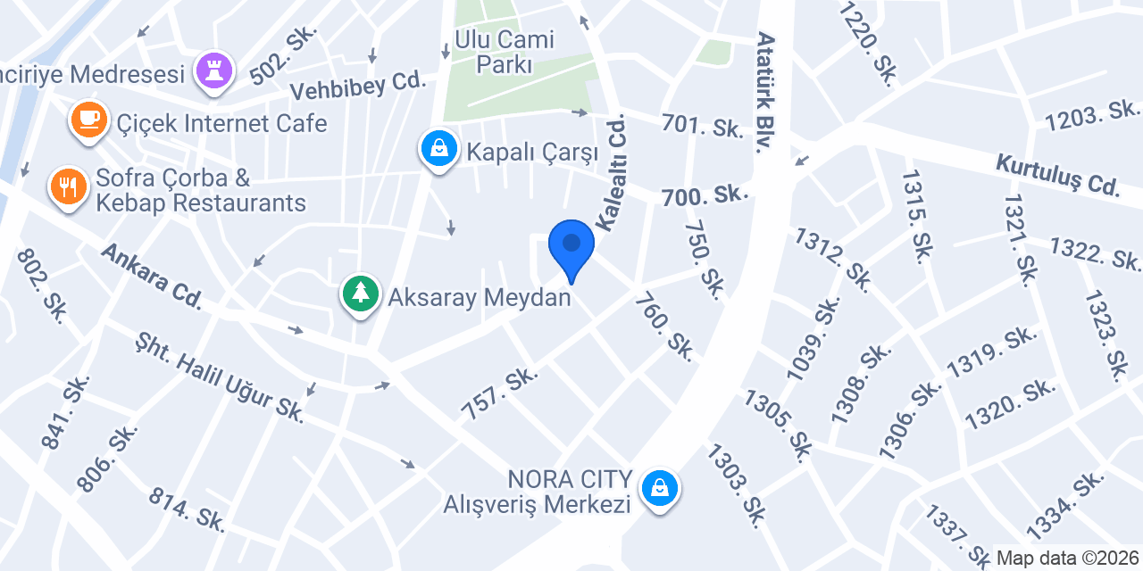 Bayram Usta'nın Izgara Evi konumu