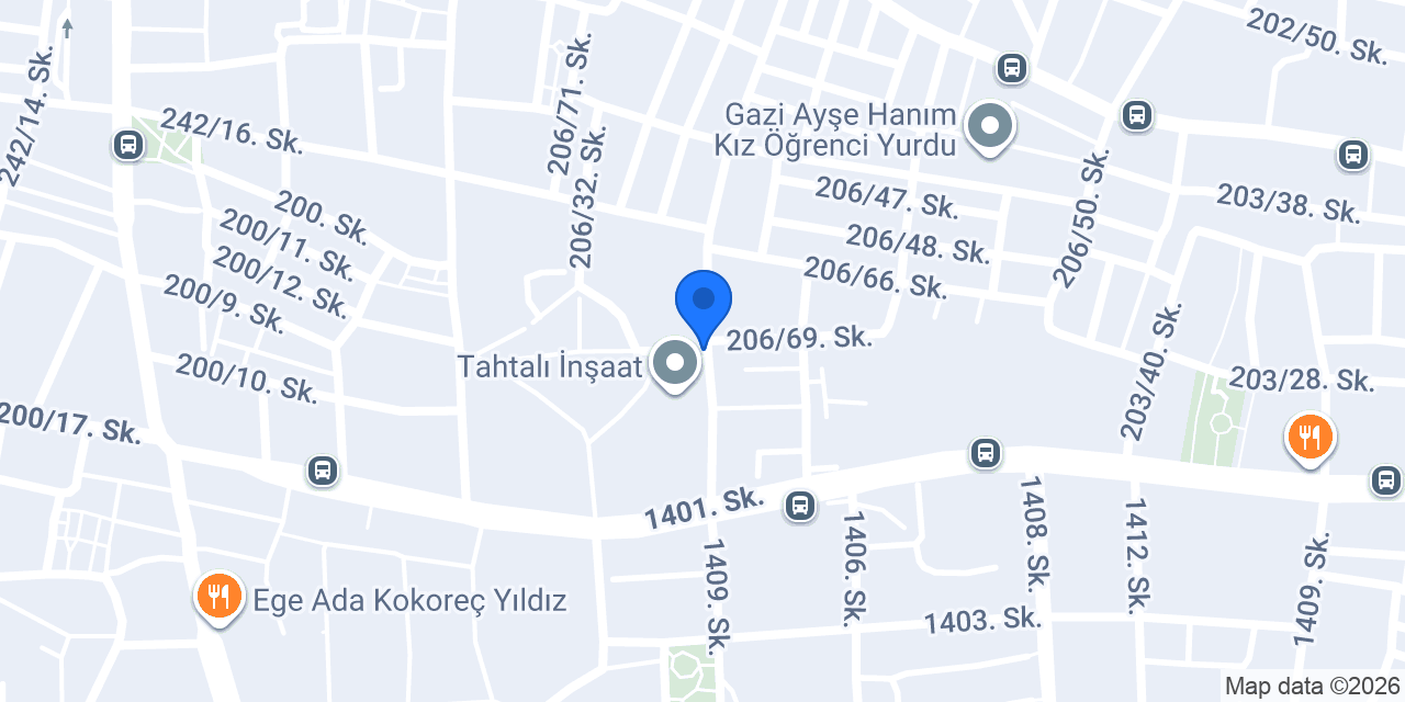 Buca Melekler Evi Anaokulu konumu