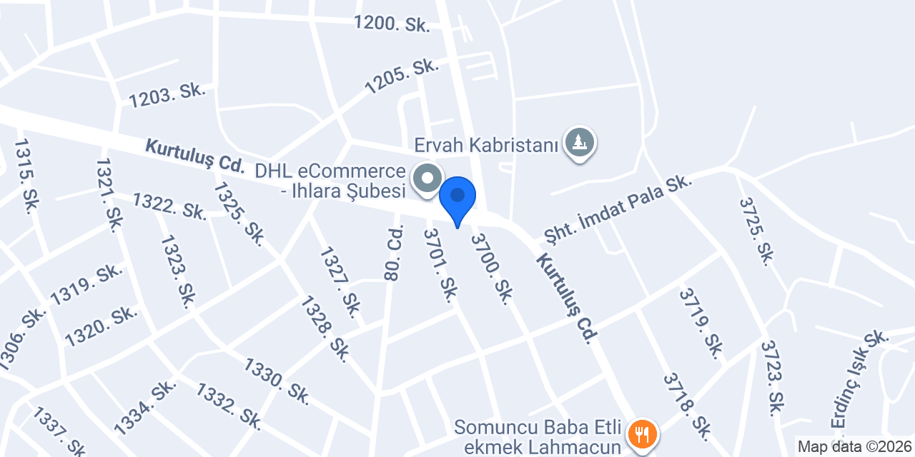 Lezzet dondurma konumu