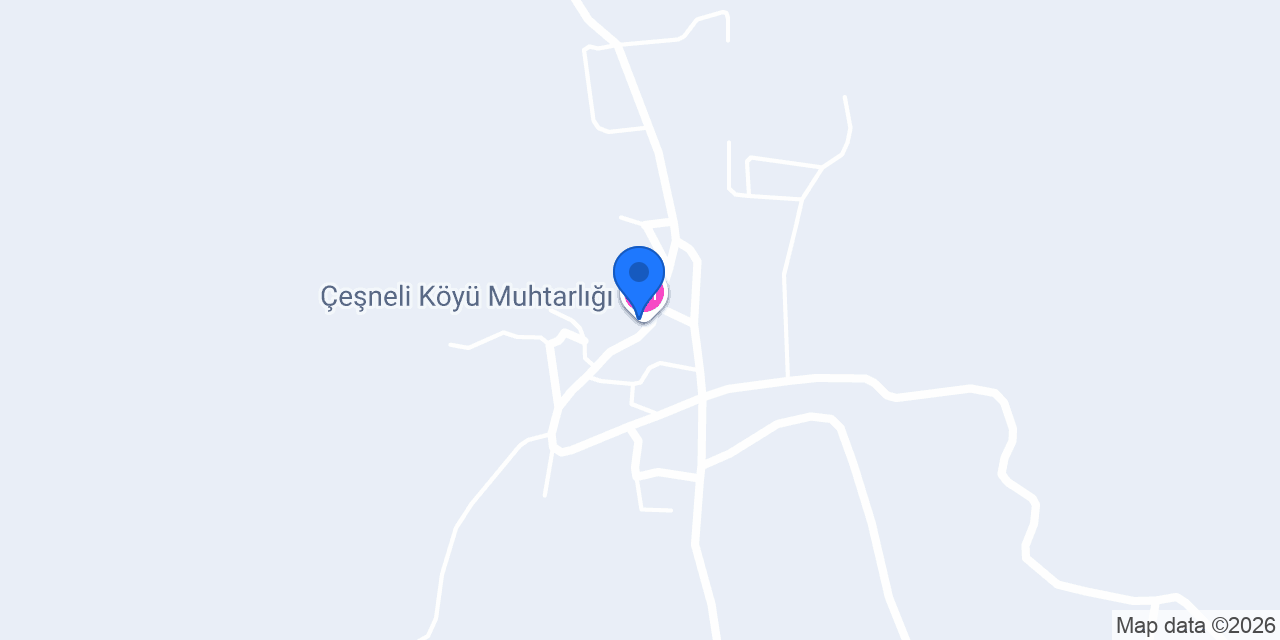Çeşneli Köyü Muhtarlığı konumu