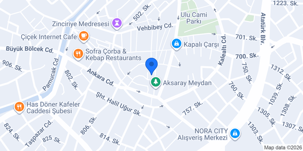 Aksaray Valiliği konumu