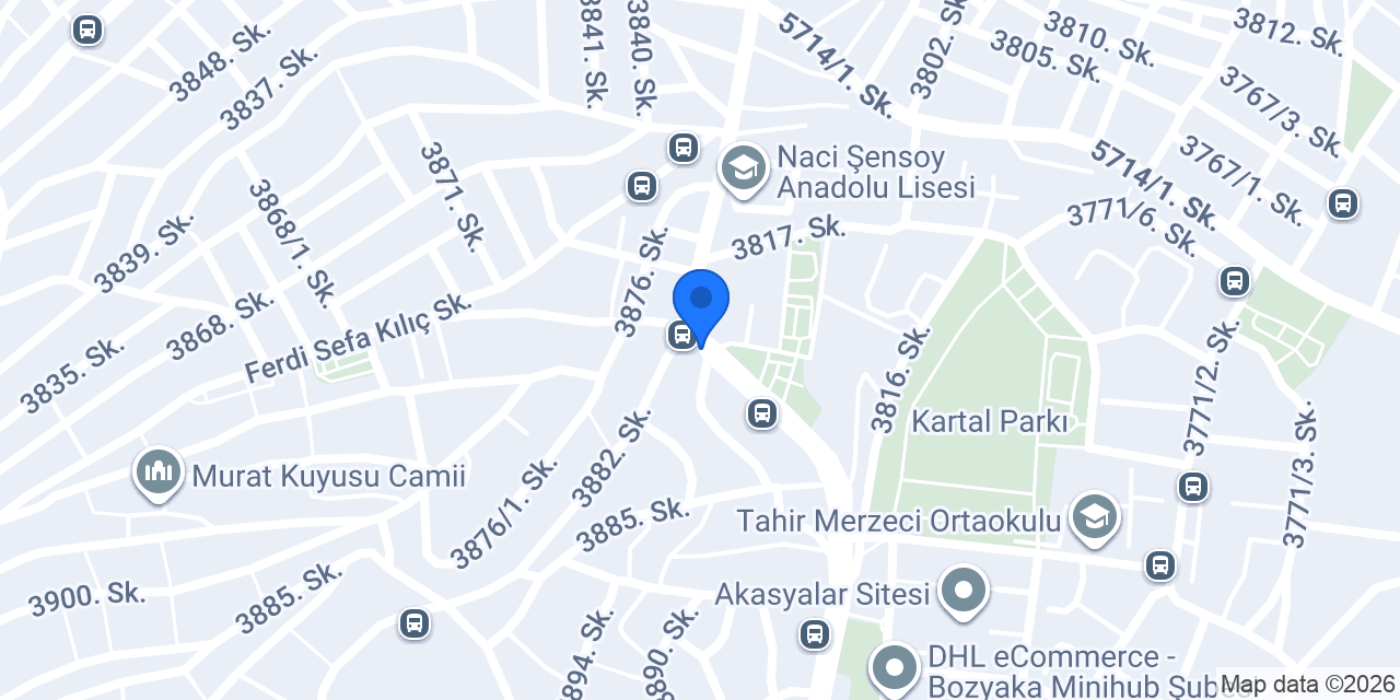 Midyeci Özcan konumu