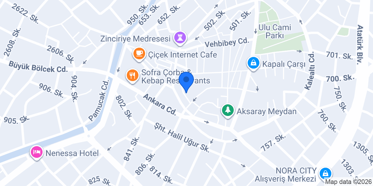 Damla Ofset Matbaa konumu