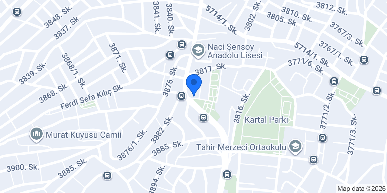 Şentürk Taksi konumu