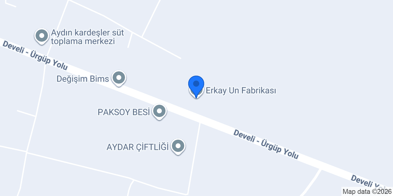 Erkay Un Fabrikası konumu