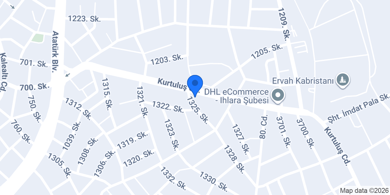 Komagene Kurtuluş (Kurtuluş Caddesi) konumu