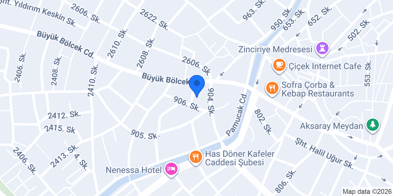 Aksaray Kaçmaz Emlak Duru Gurup konumu