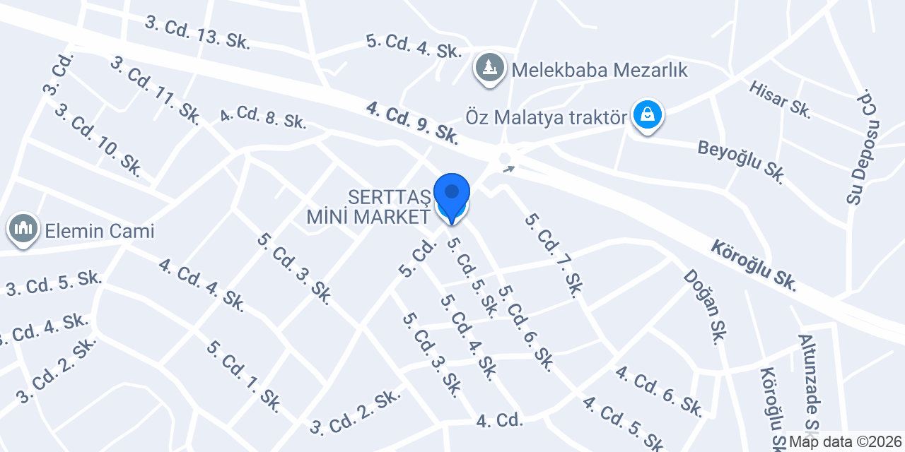 SERTTAŞ MİNİ MARKET konumu