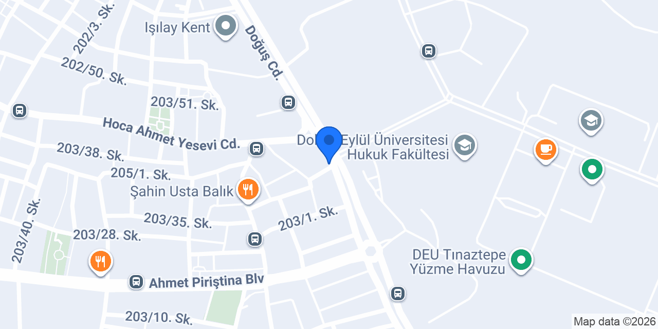Yurtiçi Kargo Tınaztepe konumu