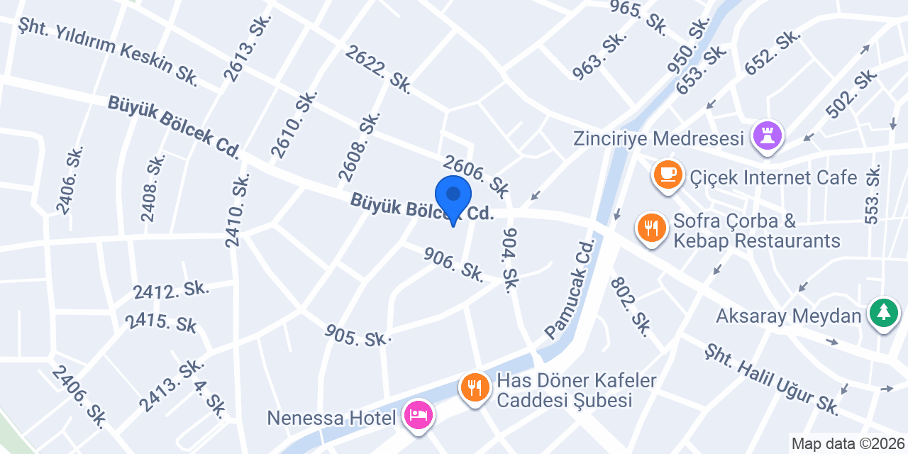 Vestel Aksaray Merkez Yetkili Satış Mağazası - Dizayn Ajans konumu