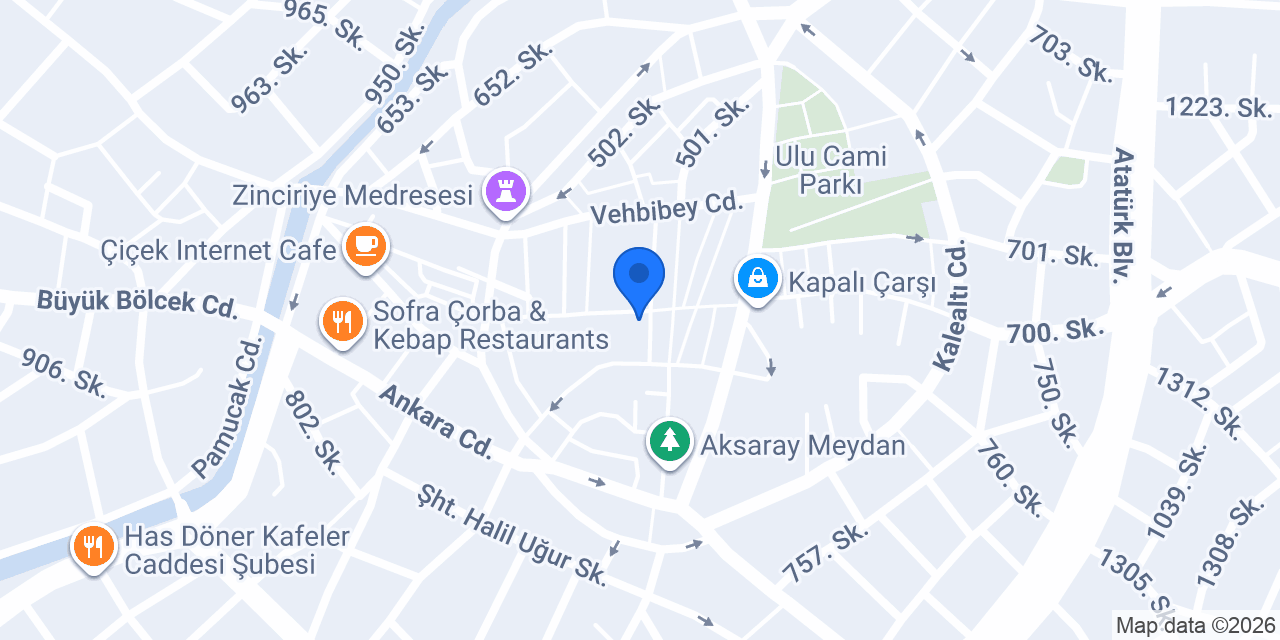 Aksaray Hedef Sigorta | Trafik Sigortası | Kasko | Dask konumu
