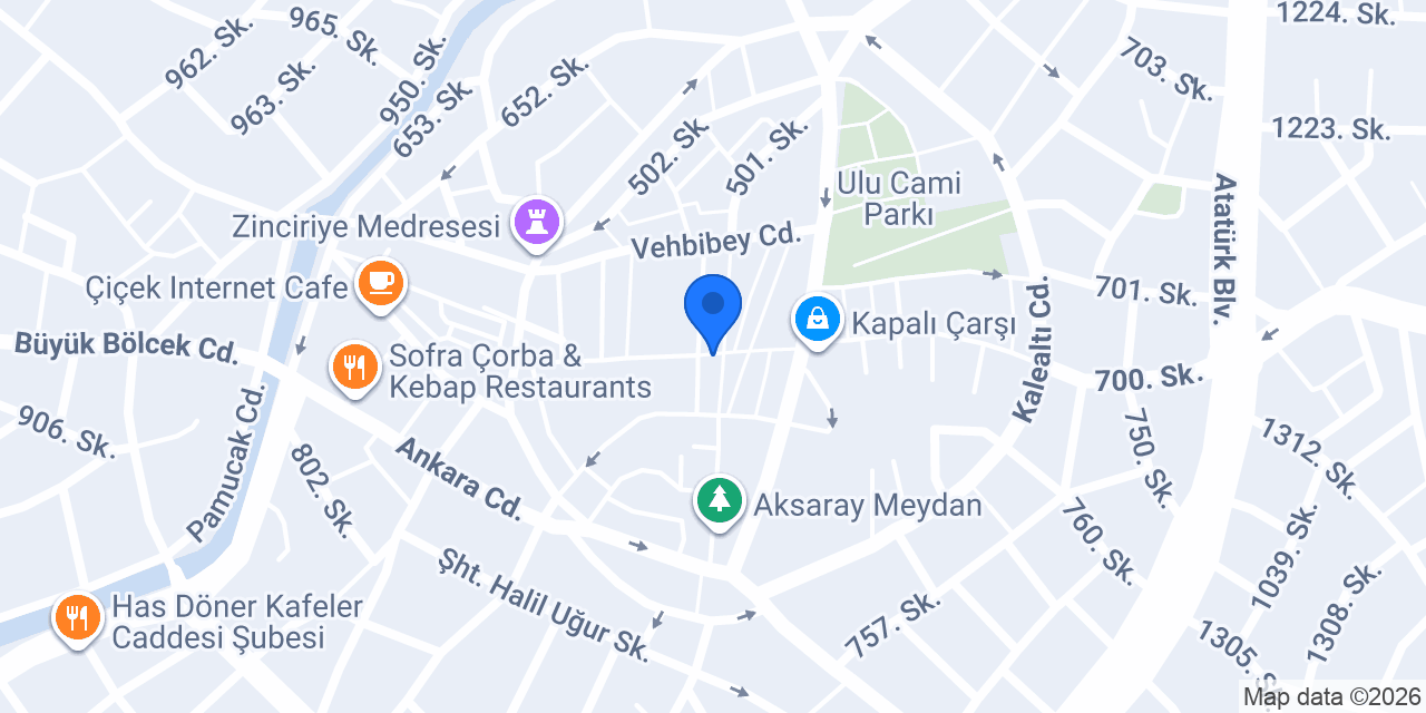 Kocaman Sarraf konumu