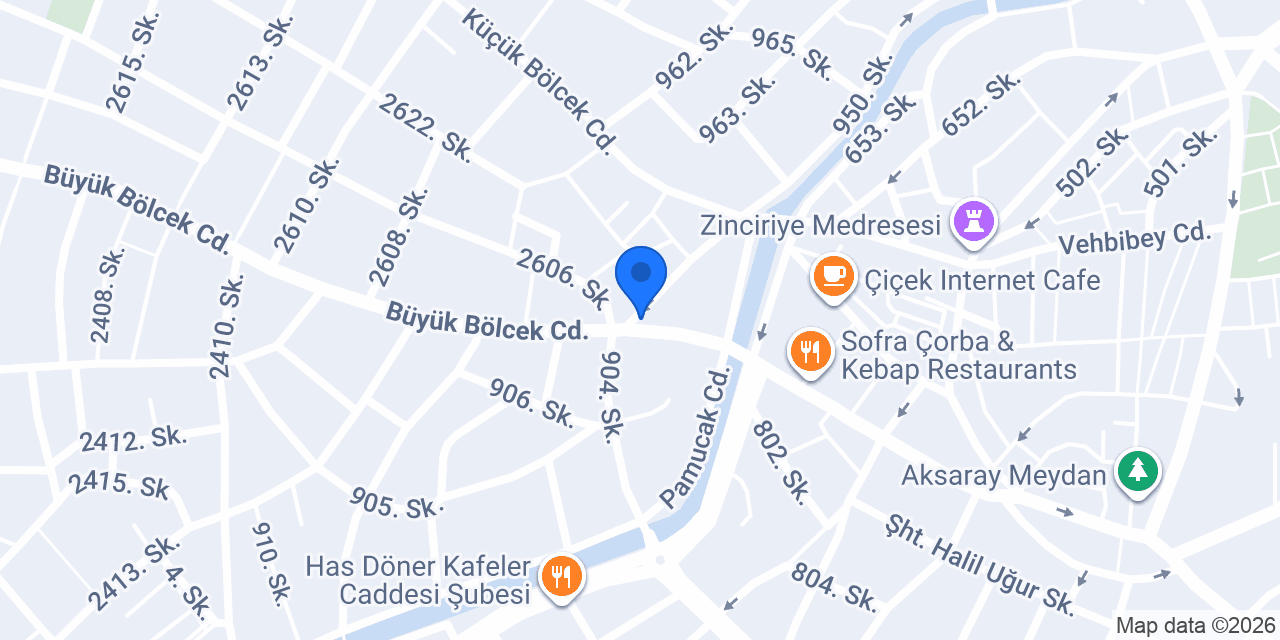 Mavi Nokta Tekel Bayii konumu