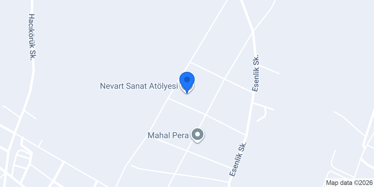 Nevart Sanat Atölyesi konumu