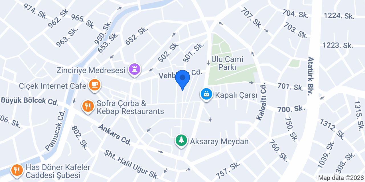 Hatipoğlu Kuyumculuk konumu
