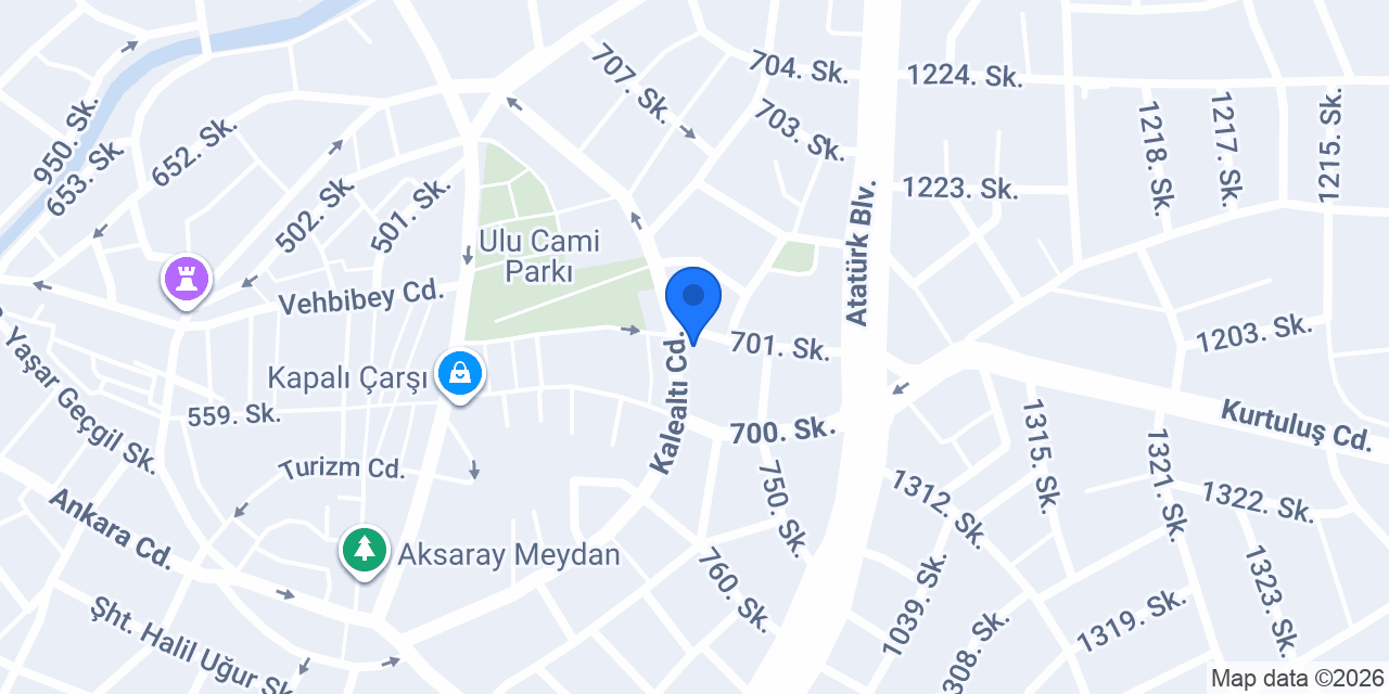 Fidan Çeyiz ve Züccaciye konumu