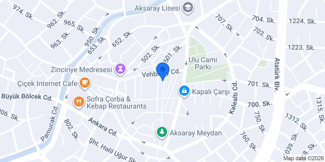 Osmanlı Mücevherat & Altin konumu