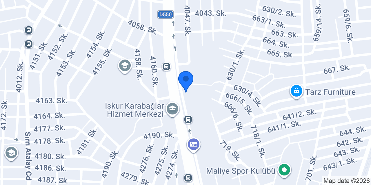 Yılmaz Yapı Market konumu