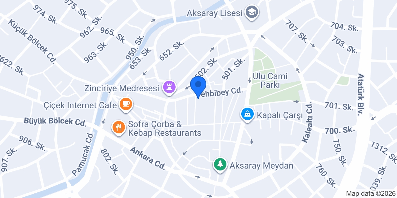Günes Kebap konumu