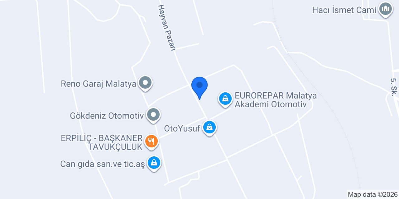 MALATYA TEKNİKER OTO SERVİS konumu