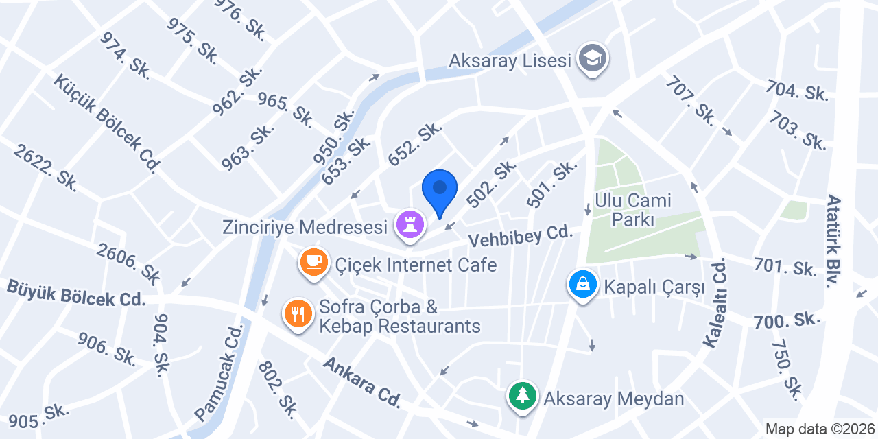 TopalOğlu iletişim konumu