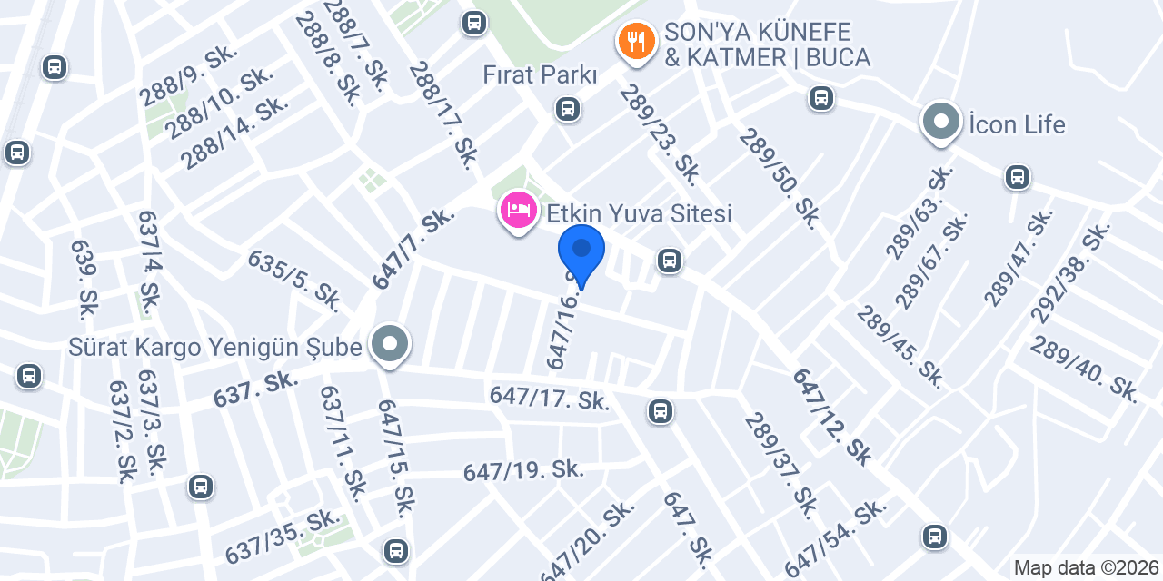 Başdaş Market Buca-Fırat konumu