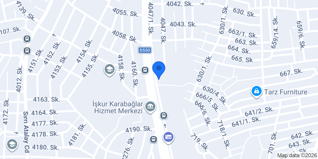 TEB Karabağlar Şubesi konumu