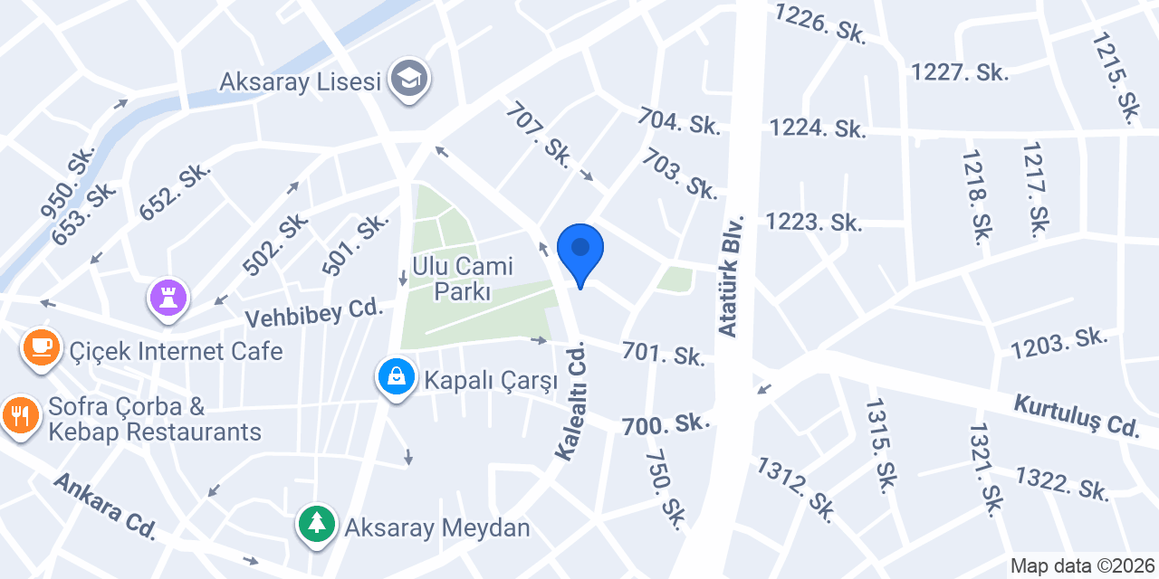 Aslans Mobilya konumu