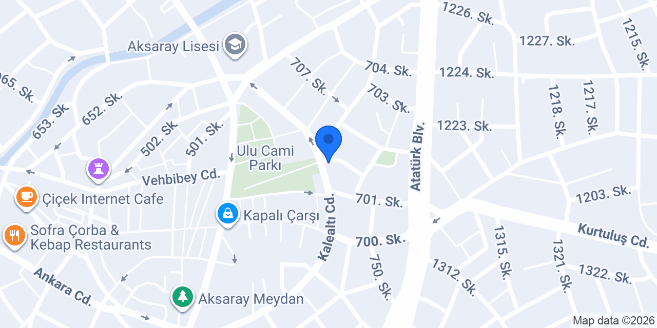 Aksaray vize danışmanı - Dil Okulu konumu