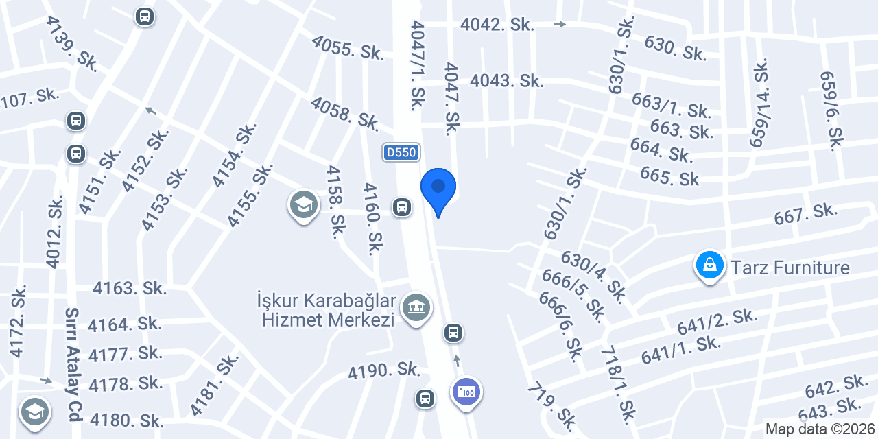 VakıfBank Karabağlar Şubesi konumu