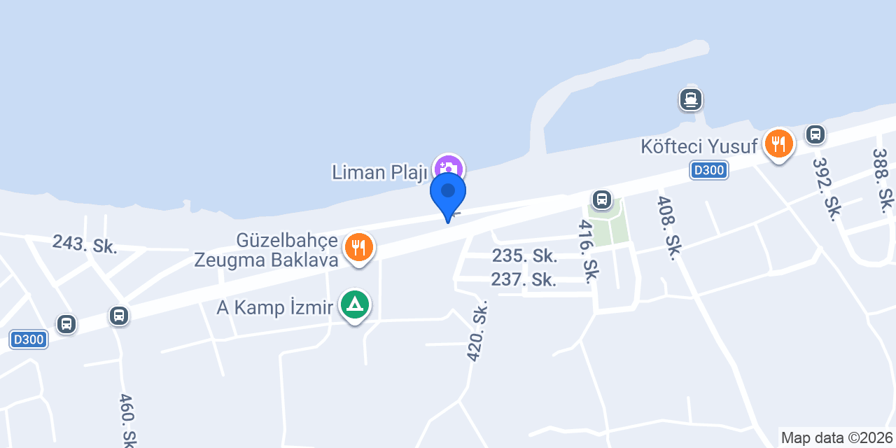 Port Güzbel Cafe konumu
