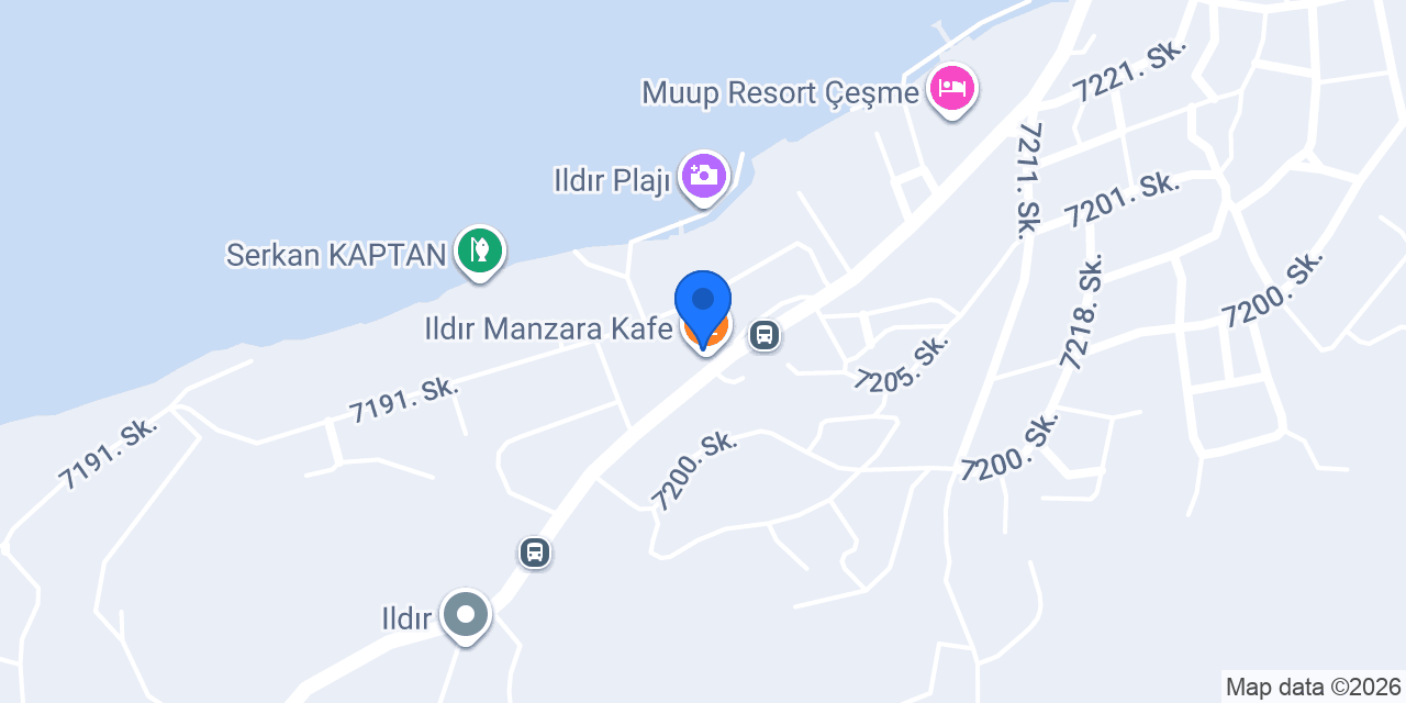Ildır Manzara Kafe konumu