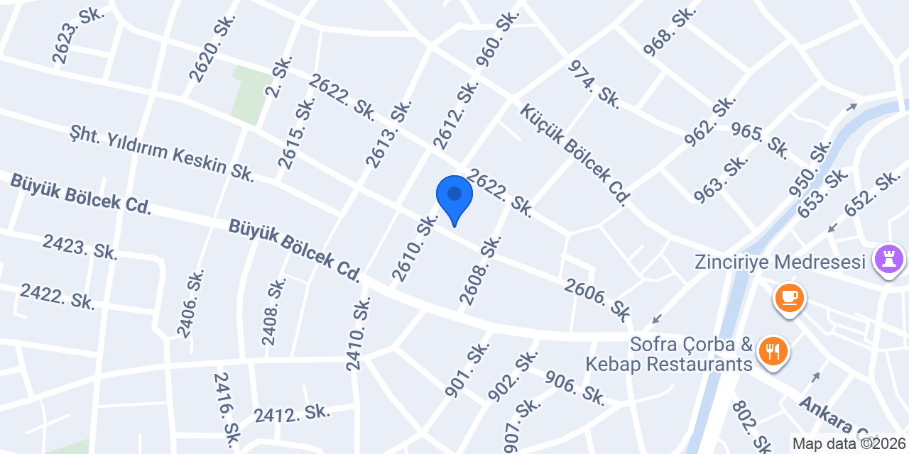 Hacı Cevriye Ünsal Ortaokulu konumu