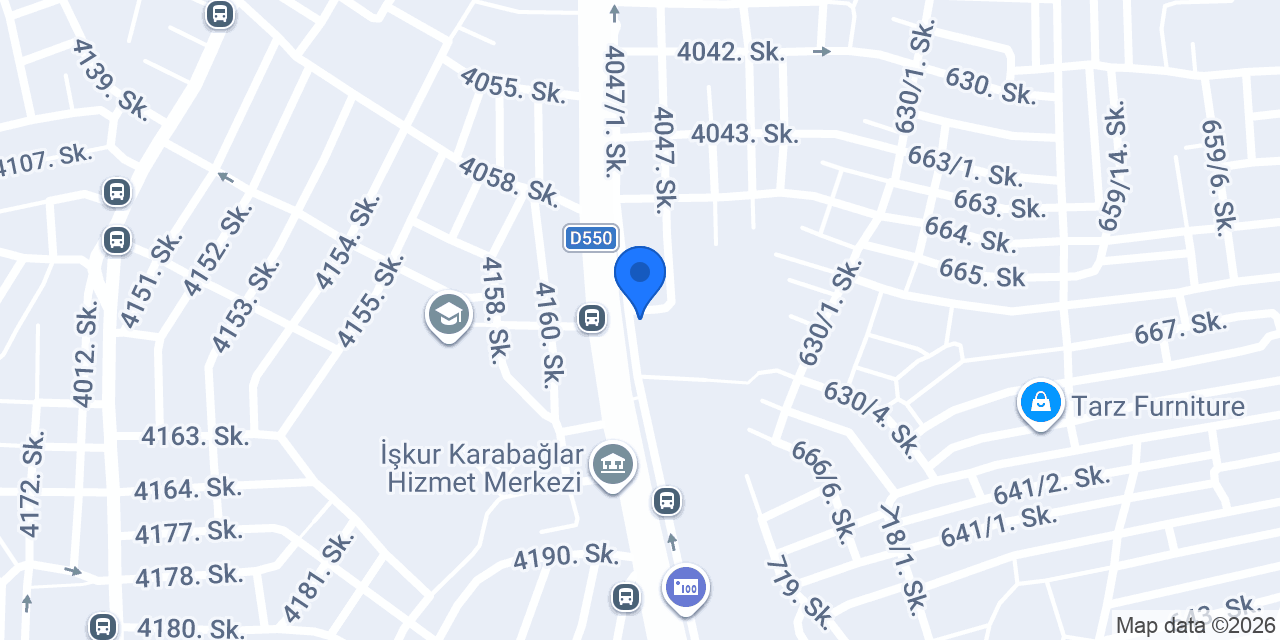 Akbank Karabağlar/İzmir Şubesi konumu