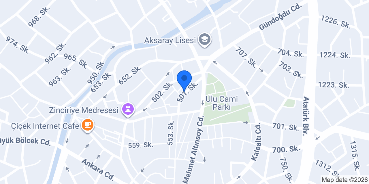 Arzum Halı Mobilya konumu