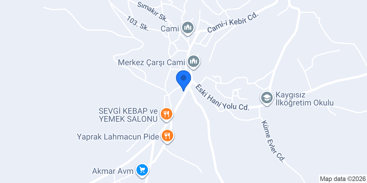 Zeyrek Avm konumu