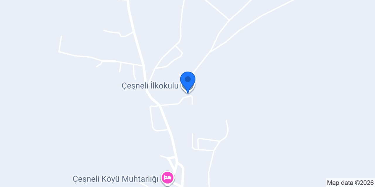Çeşneli İlkokulu konumu