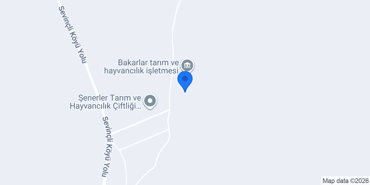 Sevinçli Tarım ve Hayvancılık konumu