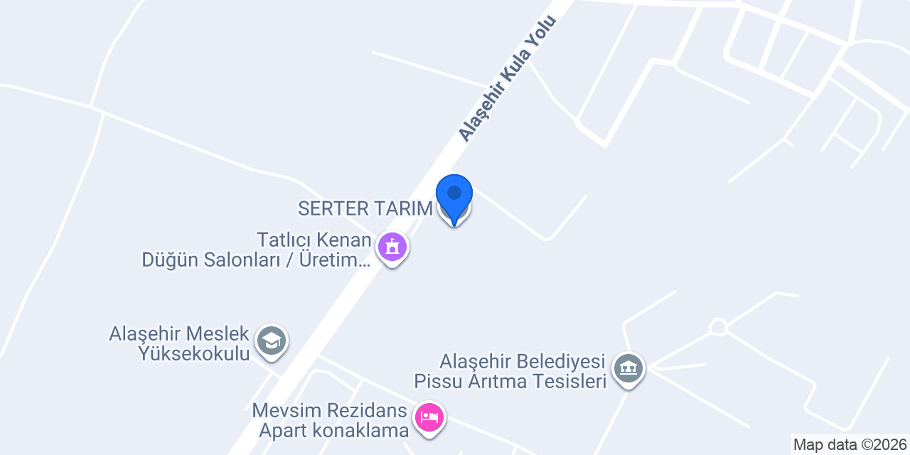 SERTER TARIM konumu