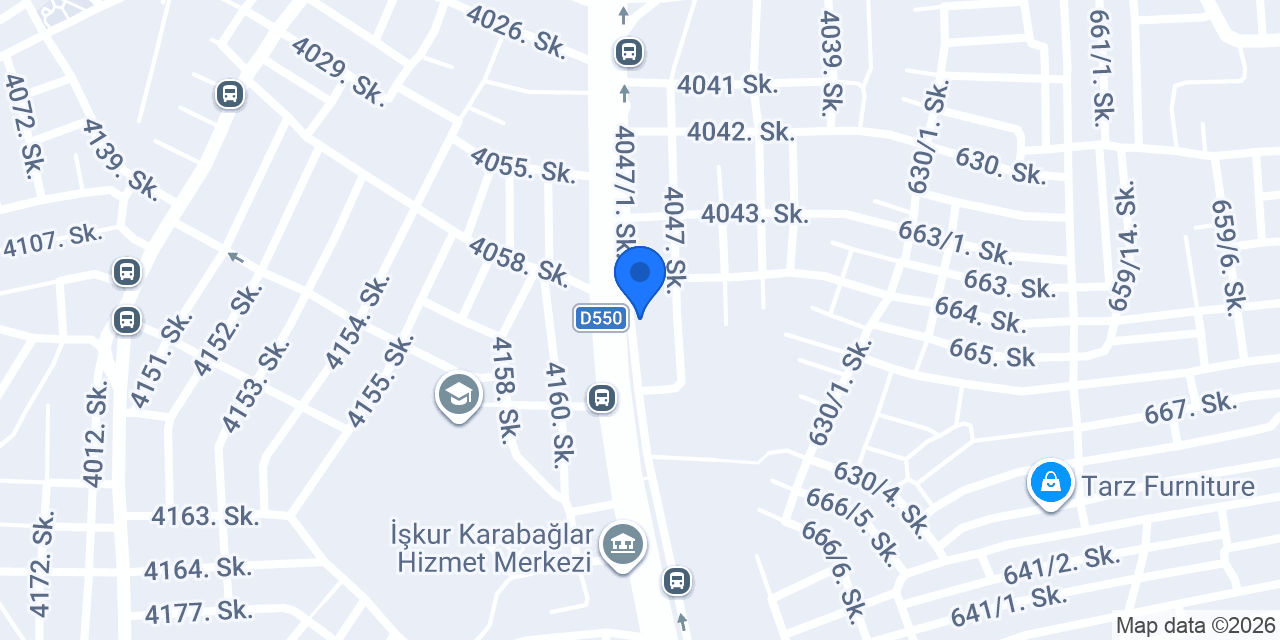 Kuveyt Türk Karabağlar Şubesi konumu