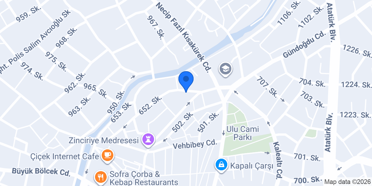 YAREN SPOT-MOBİLYA konumu
