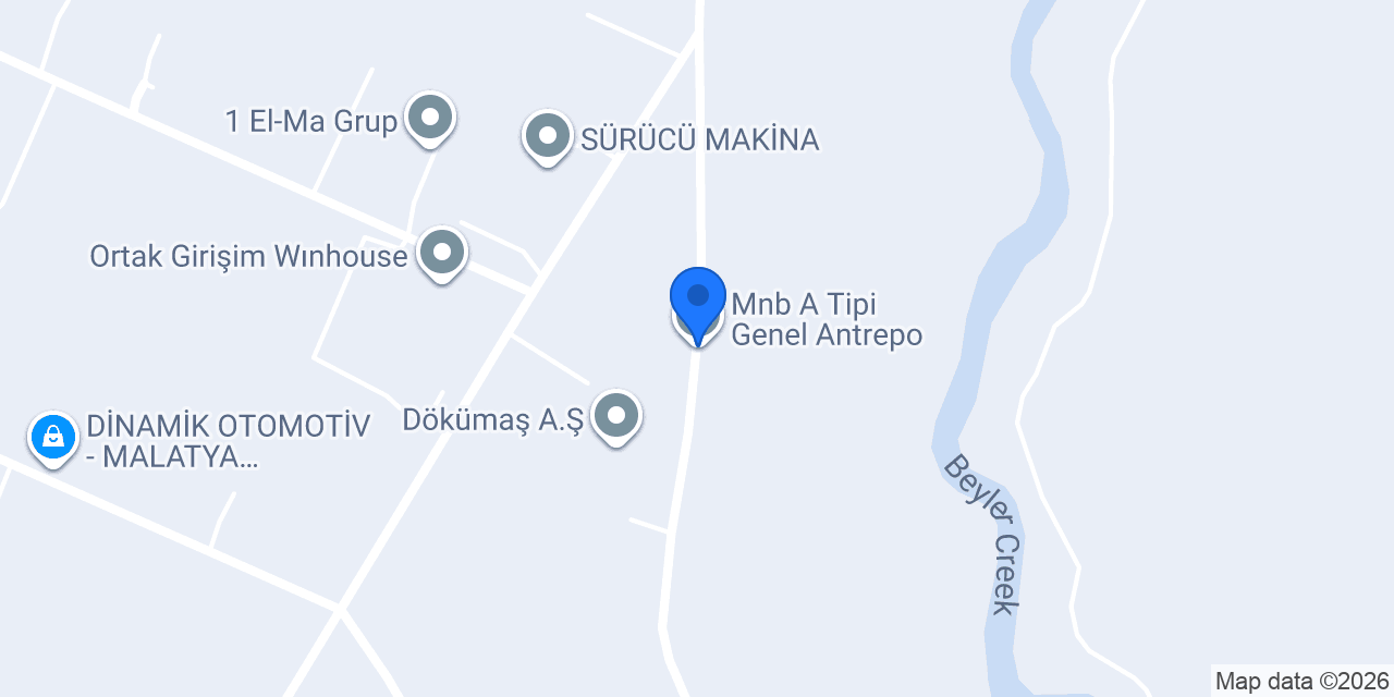 Mnb A Tipi Genel Antrepo konumu