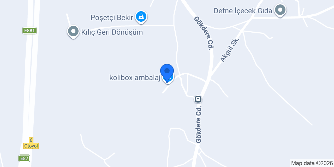 kolibox ambalaj konumu