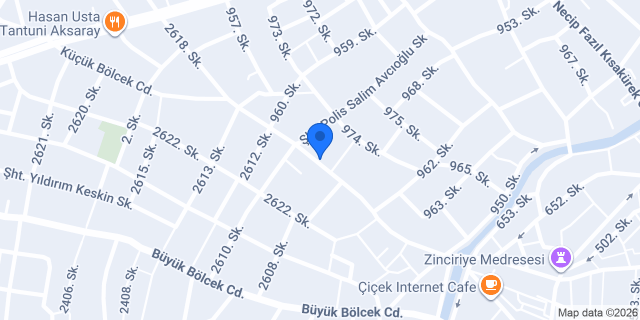 Perekler Alışveriş Merkezi konumu