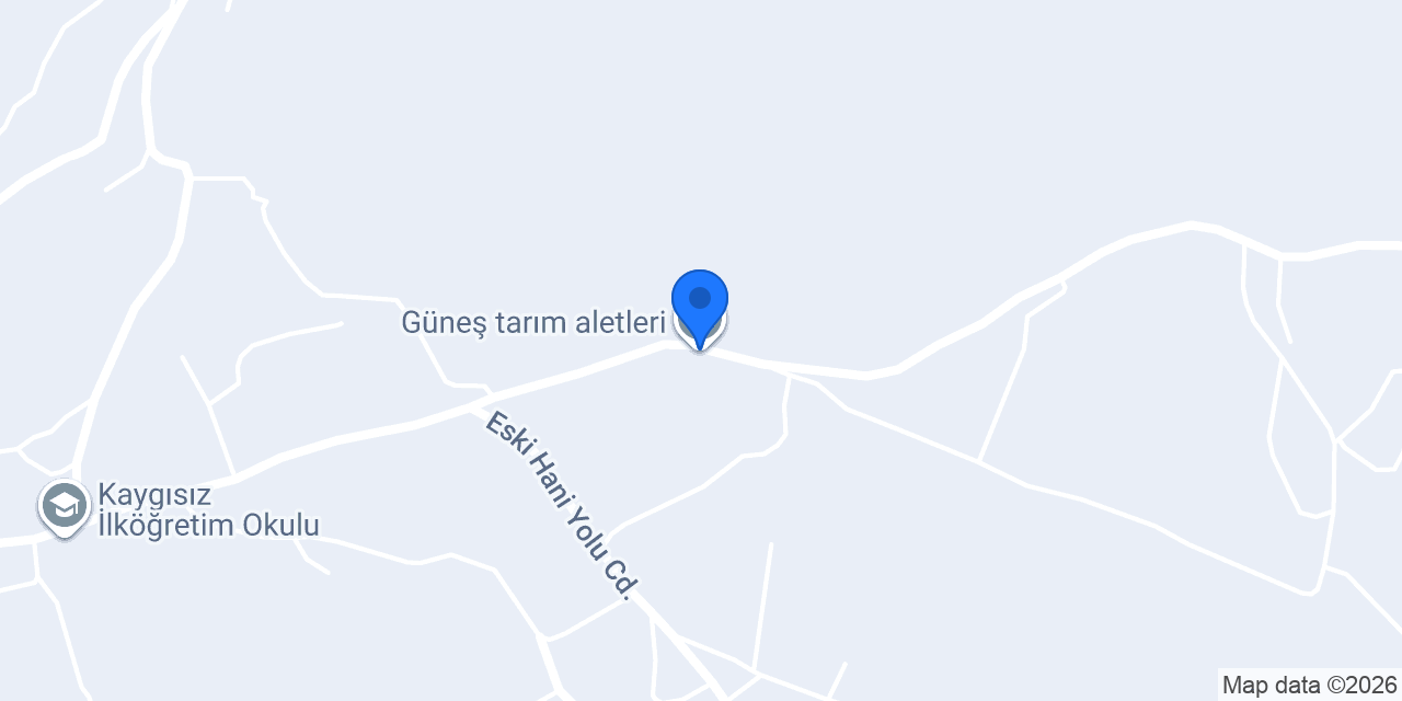 Güneş tarım aletleri konumu