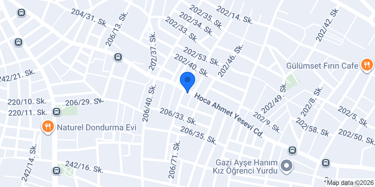 Onca İnşaat Müteahhitlik konumu