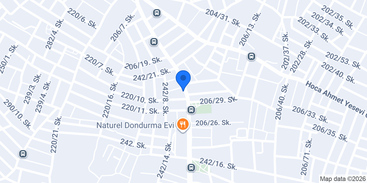 Lezzet Döner konumu