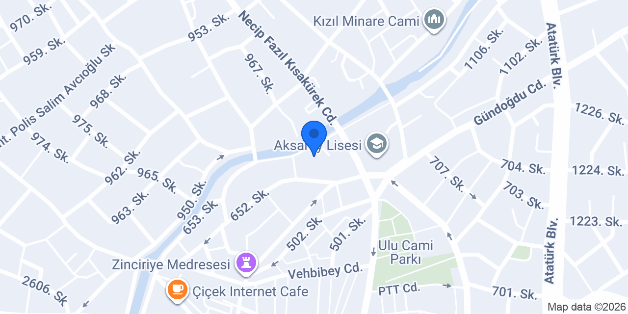 Vanilin Ekler Evi konumu